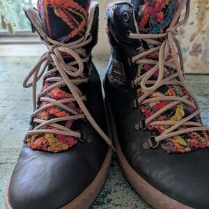 Rieker Multicolor Lace-Up Women's Boots
